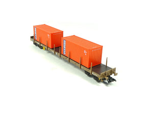 Güterwagen Containerwagen Rs DSB, Märklin H0 47157 neu OVP