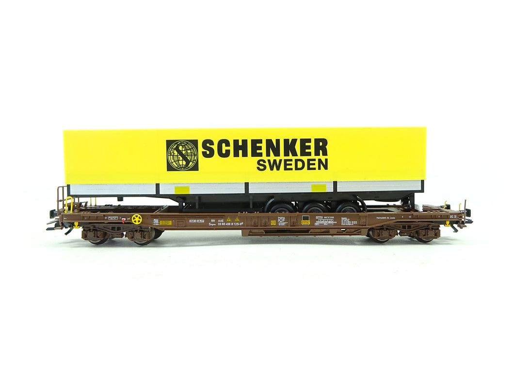 Taschenwagen Schenker Sweden AAE Cargo AG, Märklin H0 47438 neu OVP