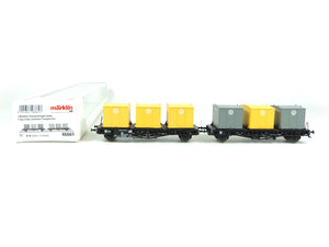 Güterwagen Behälter-Transportwagen Laabs, Märklin H0 46661 neu OVP