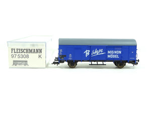 Fleischmann H0 Güterwagen Gl11 Bähre Mignon Möbel DB, 97 5308 OVP