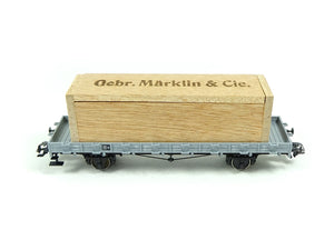 Märklin H0 Güterwagen Rungenwagen m. Ladung "Mythos Märklin" in Blechdose 94263 OVP