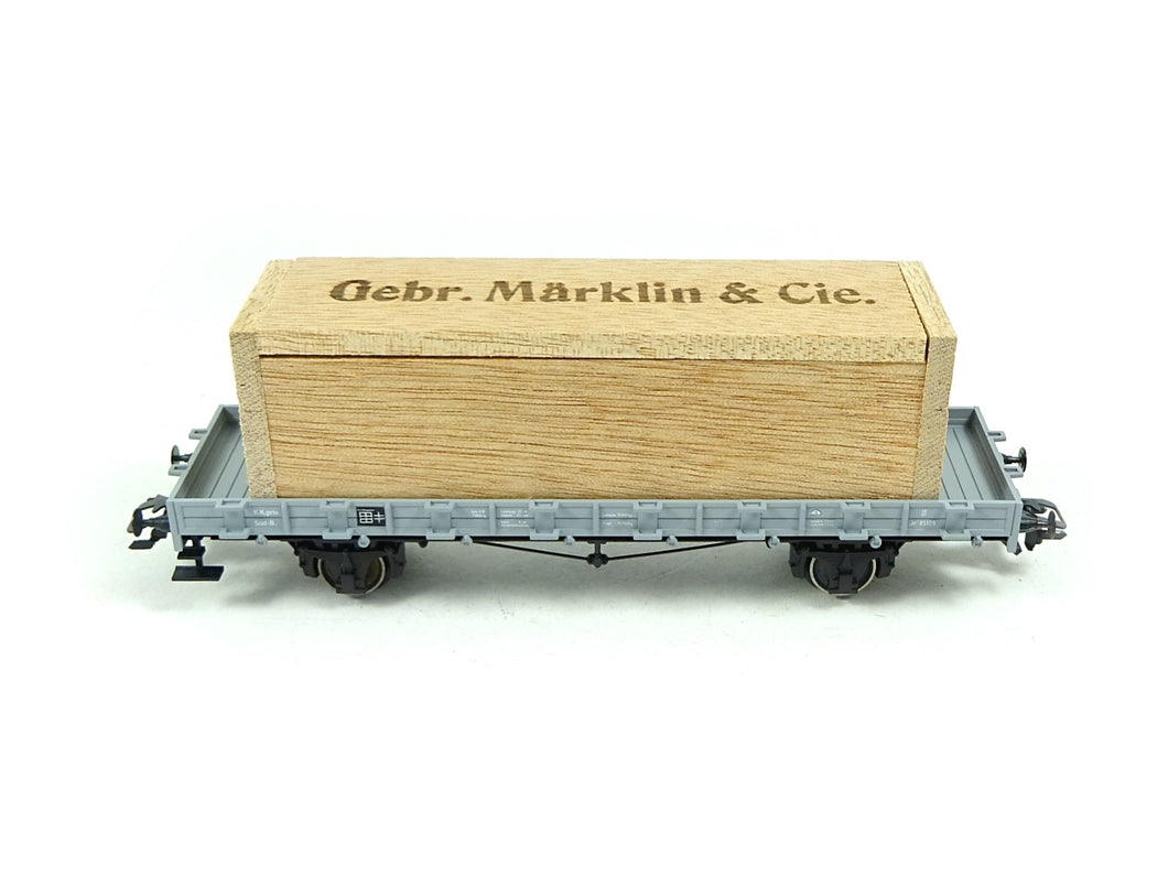 Märklin H0 Güterwagen Rungenwagen m. Ladung 