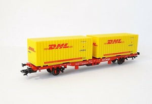 Märklin H0 47705, Containertragwagen "DHL", DB AG, neu, OVP