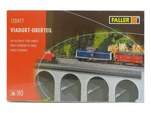 Laden Sie das Bild in den Galerie-Viewer, Modellbahn Modellbau Brücken Viadukt Oberteil f. Märklin C-Gleiss , Faller H0 120477 neu OVP
