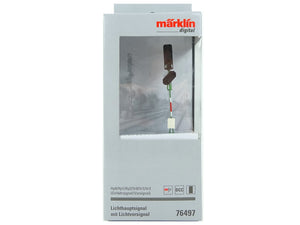 Signal mfx Lichthauptsignal m. Lichtvorsignal, digital, DCC, Märklin H0 76497 neu