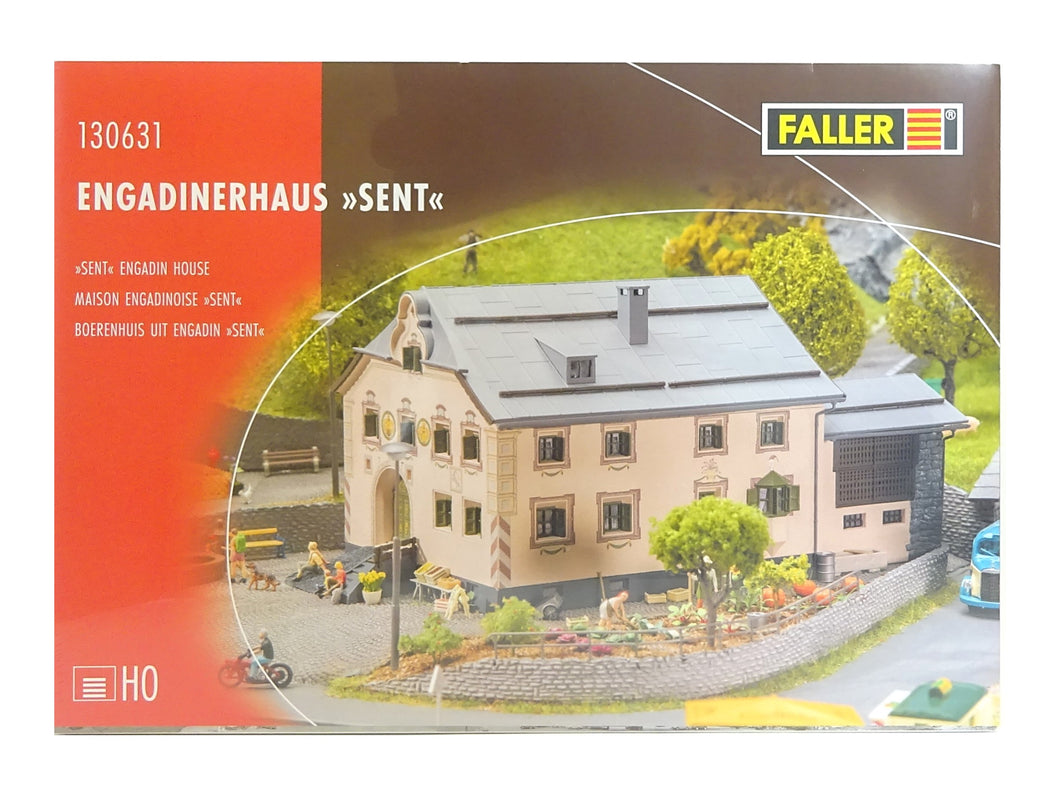 Modellbau Bausatz Engadinerhaus Sent, Faller H0 130631 neu OVP