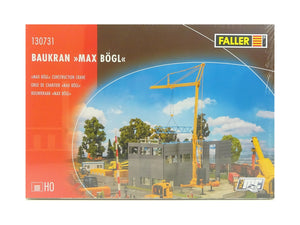 Modellbau Modellbahn Baukran Max Bögl, Faller 130731 neu OVP