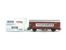 Laden Sie das Bild in den Galerie-Viewer, Gedeckter Güterwagen Gbkl TELEFUNKEN MHI, Märklin H0 46169 neu OVP
