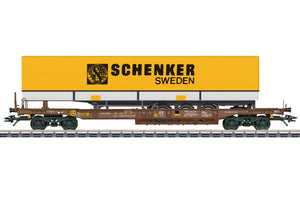 Taschenwagen Schenker Sweden AAE Cargo AG, Märklin H0 47438 neu OVP