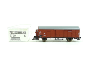 Fleischmann H0 gedeckter Güterwagen Gl m. Bremserhaus DR, 5729 OVP