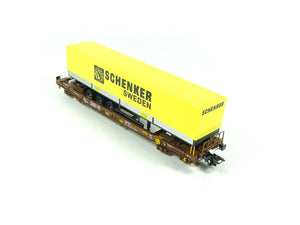 Taschenwagen Schenker Sweden AAE Cargo AG, Märklin H0 47438 neu OVP