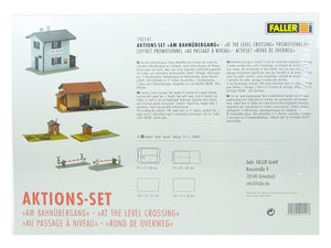 Modellbahn Bausatz Aktions Set Am Bahnübergang, Faller H0 190141 neu OVP