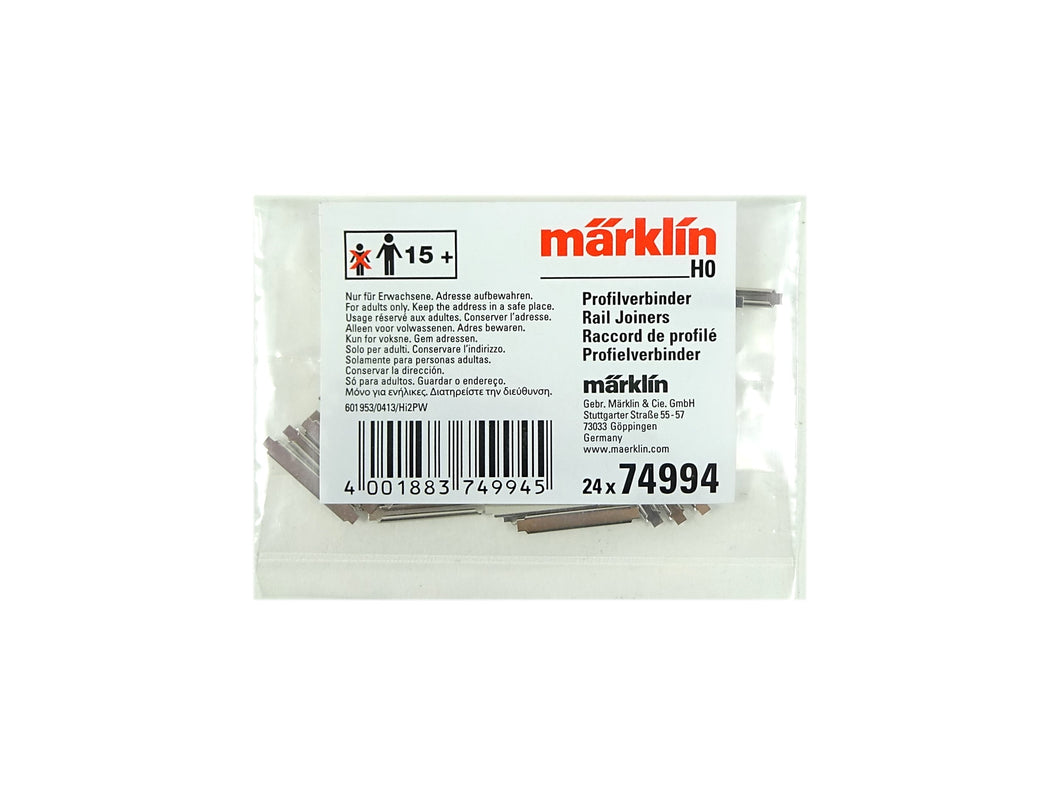 C Gleis Gleise Profiverbinder, Märklin H0 74994 neu OVP