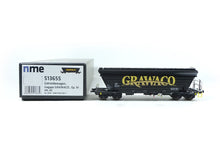 Laden Sie das Bild in den Galerie-Viewer, Güterwagen Getreidesilowagen Uagpps Grawaco schwarz, NME H0 513655 AC neu OVP
